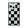 プレミアムスクエアケース with SnapMag［ 市松模様 - Black ］