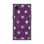 プレミアムスクエアケース with SnapMag［ 水彩ドット・レトロカラー - Purple ］