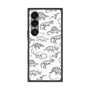 プレミアムスクエアケース with SnapMag［ Dinosaurs No.2 - White ］