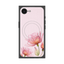 プレミアムスクエアケース with SnapMag［ Natural Flower - Pink ］