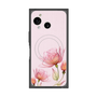 プレミアムスクエアケース with SnapMag［ Natural Flower - Pink ］