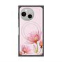 プレミアムスクエアケース with SnapMag［ Natural Flower - Pink ］