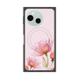 プレミアムスクエアケース with SnapMag［ Natural Flower - Pink ］