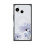 プレミアムスクエアケース with SnapMag［ Natural Flower - blue ］
