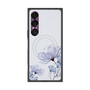 プレミアムスクエアケース with SnapMag［ Natural Flower - blue ］