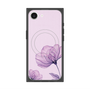 プレミアムスクエアケース with SnapMag［ Natural Flower - Purple ］