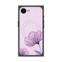 プレミアムスクエアケース with SnapMag［ Natural Flower - Purple ］