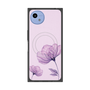 プレミアムスクエアケース with SnapMag［ Natural Flower - Purple ］