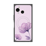 プレミアムスクエアケース with SnapMag［ Natural Flower - Purple ］