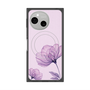 プレミアムスクエアケース with SnapMag［ Natural Flower - Purple ］