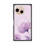 プレミアムスクエアケース with SnapMag［ Natural Flower - Purple ］