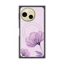 プレミアムスクエアケース with SnapMag［ Natural Flower - Purple ］