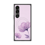 プレミアムスクエアケース with SnapMag［ Natural Flower - Purple ］