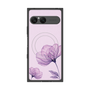 プレミアムスクエアケース with SnapMag［ Natural Flower - Purple ］