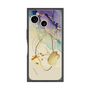 プレミアムスクエアケース with SnapMag［ Marble Nuance Painting Purple ］