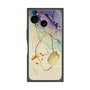 プレミアムスクエアケース with SnapMag［ Marble Nuance Painting Purple ］