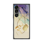 プレミアムスクエアケース with SnapMag［ Marble Nuance Painting Purple ］