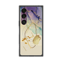 プレミアムスクエアケース with SnapMag［ Marble Nuance Painting Purple ］