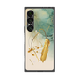 プレミアムスクエアケース with SnapMag［ Marble Nuance Painting Green ］