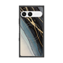 プレミアムスクエアケース with SnapMag［ Marble Black ］
