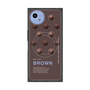 プレミアムスクエアケース with SnapMag［ BROWN-Chocolate ］