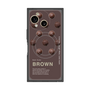 プレミアムスクエアケース with SnapMag［ BROWN-Chocolate ］