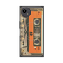 プレミアムスクエアケース with SnapMag［ RETORO CASSETTE TAPE - Skeleton Orange ］