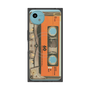 プレミアムスクエアケース with SnapMag［ RETORO CASSETTE TAPE - Skeleton Orange ］