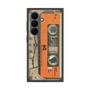 プレミアムスクエアケース with SnapMag［ RETORO CASSETTE TAPE - Skeleton Orange ］