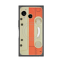 プレミアムスクエアケース with SnapMag［ RETORO CASSETTE TAPE - Opacity White ］