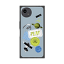 プレミアムスクエアケース with SnapMag［ Playful sticker - Dusty Blue ］