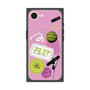 プレミアムスクエアケース with SnapMag［ Playful sticker - Dusty Pink ］