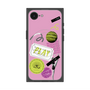 プレミアムスクエアケース with SnapMag［ Playful sticker - Dusty Pink ］