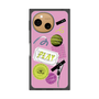 プレミアムスクエアケース with SnapMag［ Playful sticker - Dusty Pink ］