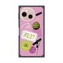 プレミアムスクエアケース with SnapMag［ Playful sticker - Dusty Pink ］