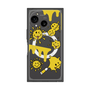 プレミアムスクエアケース with SnapMag［ PAINTING SMILE Yellow ］
