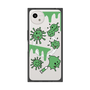 プレミアムスクエアケース with SnapMag［ PAINTING SMILE Green ］