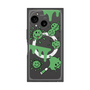 プレミアムスクエアケース with SnapMag［ PAINTING SMILE Green ］