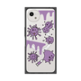 プレミアムスクエアケース with SnapMag［ PAINTING SMILE Purple ］