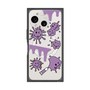 プレミアムスクエアケース with SnapMag［ PAINTING SMILE Purple ］