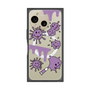 プレミアムスクエアケース with SnapMag［ PAINTING SMILE Purple ］