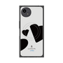 プレミアムスクエアケース with SnapMag［ LANVIN en Bleu Hearts Black - ランバン ハート ブラック ］