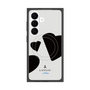 プレミアムスクエアケース with SnapMag［ LANVIN en Bleu Hearts Black - ランバン ハート ブラック ］