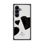 プレミアムスクエアケース with SnapMag［ LANVIN en Bleu Hearts Black - ランバン ハート ブラック ］