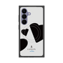 プレミアムスクエアケース with SnapMag［ LANVIN en Bleu Hearts Black - ランバン ハート ブラック ］