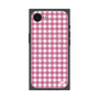 プレミアムスクエアケース with SnapMag［ Checkered Pink - ギンガムチェック ピンク ］
