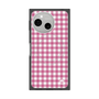 プレミアムスクエアケース with SnapMag［ Checkered Pink - ギンガムチェック ピンク ］