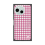プレミアムスクエアケース with SnapMag［ Checkered Pink - ギンガムチェック ピンク ］