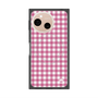 プレミアムスクエアケース with SnapMag［ Checkered Pink - ギンガムチェック ピンク ］
