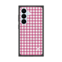 プレミアムスクエアケース with SnapMag［ Checkered Pink - ギンガムチェック ピンク ］